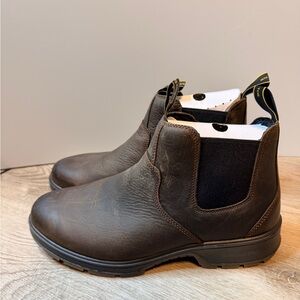 Timberland Pro Nashoba Soft Toe Slip-on Leather Boots Size 9.5 Wide